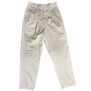 Eddie Bauer Women 10 Petite Pleated Khakis Pants‎ Tweed Preppy Business Casual